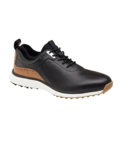 JOHNSTON & MURPHY MEN'S LUXE HYBRID GOLF LACE-UP SNEAKERS