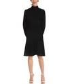 ADRIANNA PAPELL MOCK-NECK A-LINE DRESS