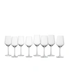 Schott Zwiesel Pure 8-piece Sauvignon Blanc & Cabernet Glass Set In Clear