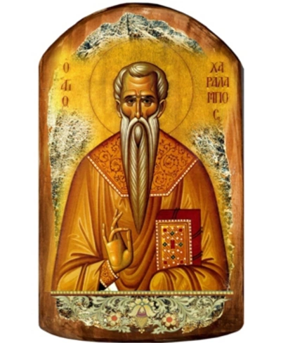 Designocracy Saint Charalambous Icon 8" X 6" In Multi