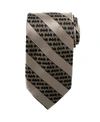 Dc Comics Batman Pinstripe Men's Tie In Black