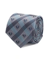 Dc Comics Superman Plaid Men's Tie In Gray