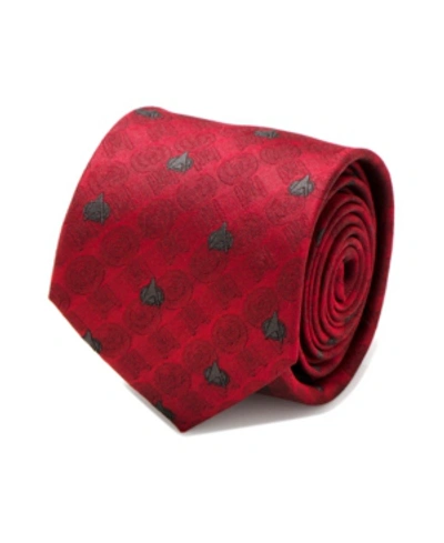 Star Trek The Next Generation Delta Shield Men's Tie In Red