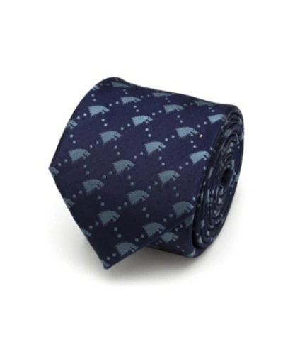 Game Of Thrones Stark Direwolf Men's Tie In Navy