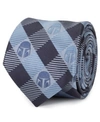 Star Wars Mando Helmet Check Men's Tie In Blue