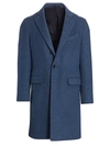 EIDOS MEN'S REGULAR-FIT SINGLE-BREASTED WOOL & CASHMERE COAT,400011249874