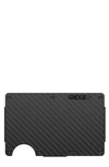 The Ridge Carbon Fiber Cash Strap Card Case In Black/ Carbon