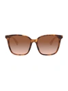 VALENTINO 57MM SQUARE SUNGLASSES,400013346493