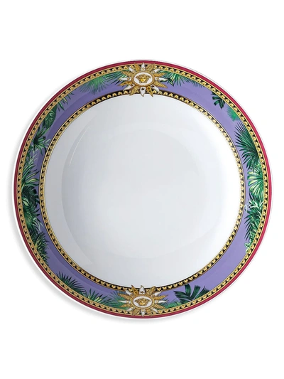 Versace Animalier Porcelain Rim Soup Bowl In Pattern