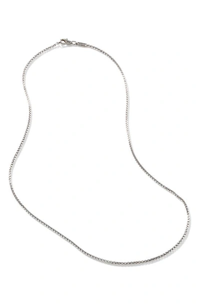 John Hardy Classic Chain Curb Link Necklace In Silver