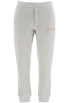 ALEXANDER MCQUEEN SWEATPANTS WITH LOGO EMBROIDERY