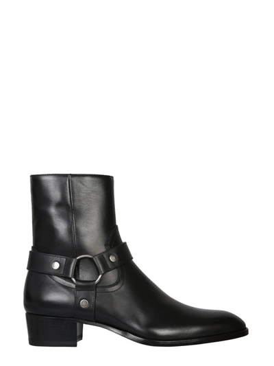 Saint Laurent "wyatt 40" Boots In Black