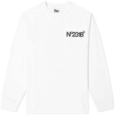 Aitor Throups Thedsa Aitor Throup's Thedsa Long Sleeve No2318 Tee In White