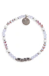LITTLE WORDS PROJECT WISH BEADED STRETCH BRACELET,12S-WIS-SUG1