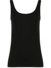 Wolford Jamaika Cotton-blend Tank Top In Black