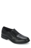 Rockport Men's Essential Details Water-resistance Slip On Shoes Men's Shoes In Black Wp Leather