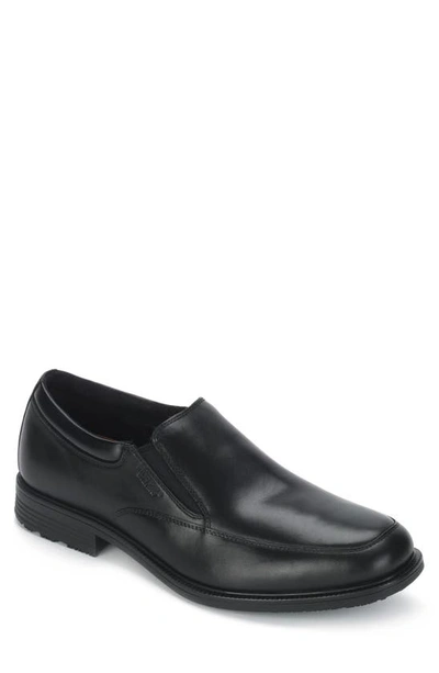 Rockport Men's Essential Details Water-resistance Slip On Shoes Men's Shoes In Black