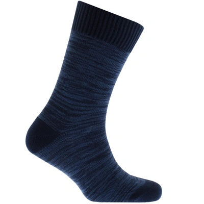 Nudie Jeans Nudie Rasmusson Multi Yarn Socks In Blue