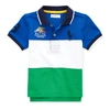 RALPH LAUREN COTTON MESH POLO SHIRT,0041565151