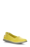 Bright Yellow Supple Leather