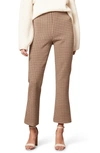 CUPCAKES AND CASHMERE CAMILLE PLAID ANKLE PANTS,CK403953