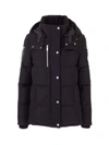 MOOSE KNUCKLES QUILTED DOWN JACKET IN BLACK