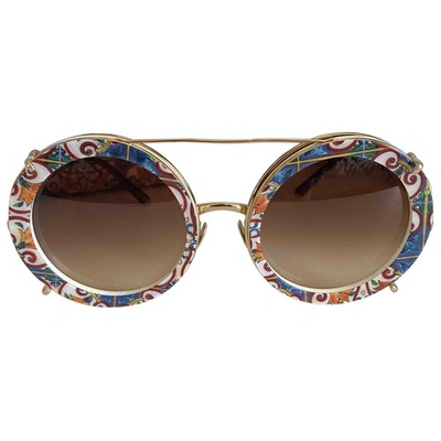 Pre-owned Dolce & Gabbana Metal Sunglasses