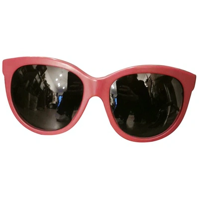 Pre-owned Dolce & Gabbana Red Sunglasses