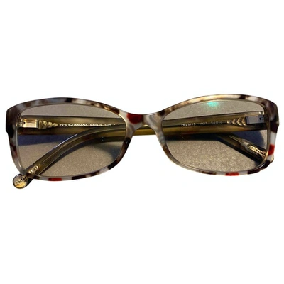 Pre-owned Dolce & Gabbana Beige Sunglasses