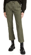 TRAVE GWEN MID RISE STRAIGHT PANTS