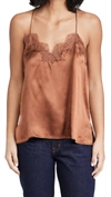 CAMI NYC RACER CHARMEUSE PECAN TOP