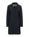 Herno Overcoats In Dark Blue