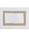 Better Trends Lux Contrast Frame Bath Rug, 24" X 40" In Multi