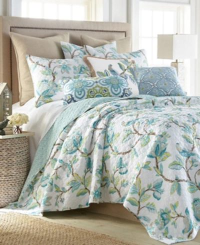 Levtex Cressida French Inspired 3-pc. Quilt Set, King In Teal