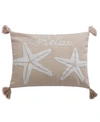 Levtex San Sebastian Relax Tasseldecorative Pillow, 14" X 18" In Natural