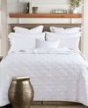 Levtex Washed Linen Relaxed Textured Quilt, Twin In White