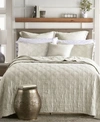 Levtex Washed Linen Relaxed Textured Quilt, King In Natural