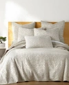 Homthreads Beckett Quilt Set, Twin In Taupe