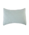 Levtex Quilted Linen King Sham In Aqua