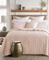 Levtex Washed Linen Relaxed Textured Quilt, Twin In Blush