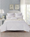 Unikome Lightweight 360 Thread Count Extra Soft Down And Feather Fiber Comforter, Full/queen In White
