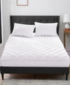 UNIKOME FOUR LEAF CLOVER QUILTED DOWN ALTERNATIVE MATTRESS PAD, KING