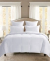 Unikome Medium Weight 360 Thread Count Super Soft Goose Down And Feather Fiber Comforter, Full/queen In White