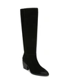 Naturalizer Fae High Shaft Boots Women's Shoes In Black Suede