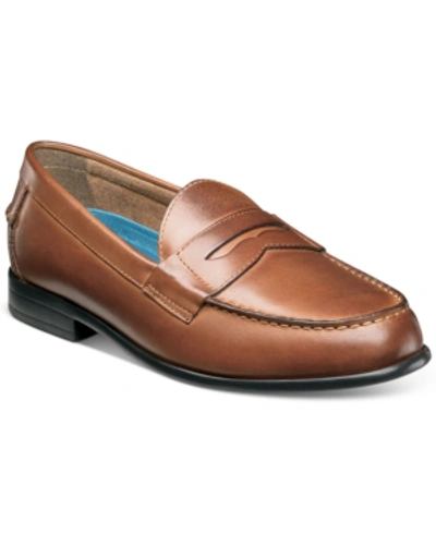 Nunn Bush Men's Drexel Penny Loafers With Kore Comfort Technology In Cognac