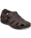 Nunn Bush Rio Bravo Closed Toe Fisherman Sandal In Brown