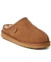 Dearfoams Men's Fireside By Grafton Genuine Shearling Clog Slipper In Brown
