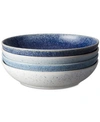 Denby Studio Blue 4-pc. Pasta Bowl Set In Blue