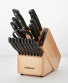 Farberware Edgekeeper 16-pc. Universal Cutlery Block Set In Black