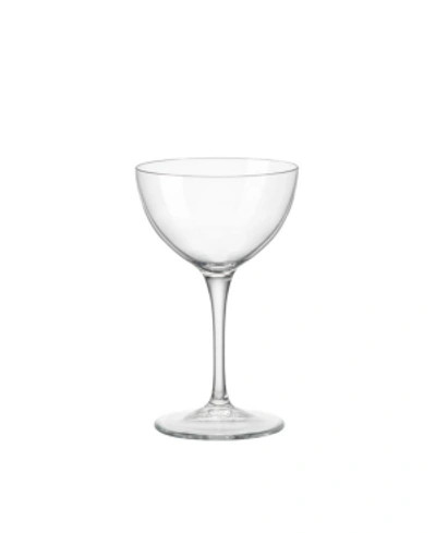 Bormioli Rocco Novocento Martini 8 Oz. Cocktail Glass Set Of 4 In Clear